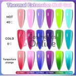 Gel Termic UV / LED LILYCUTE Thermal pentru unghii de 8g Cod LC-TH003 Purple-Blue